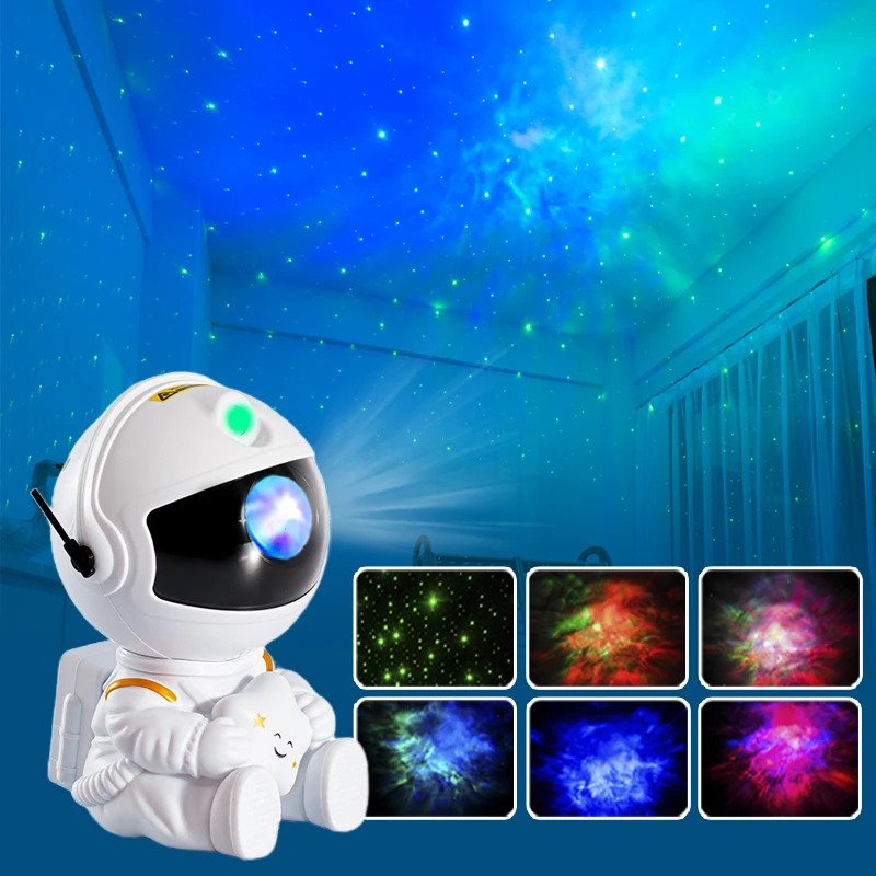 Astronaut Galaxy Projector Lamp